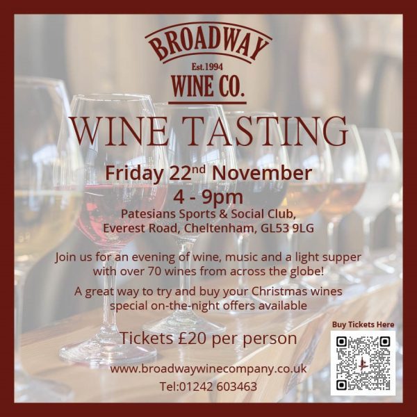 Broadway Wine Company Broadway Wine Co. Patesians Sports Social Club Wine Tasting Flyer 002 e1725975412971